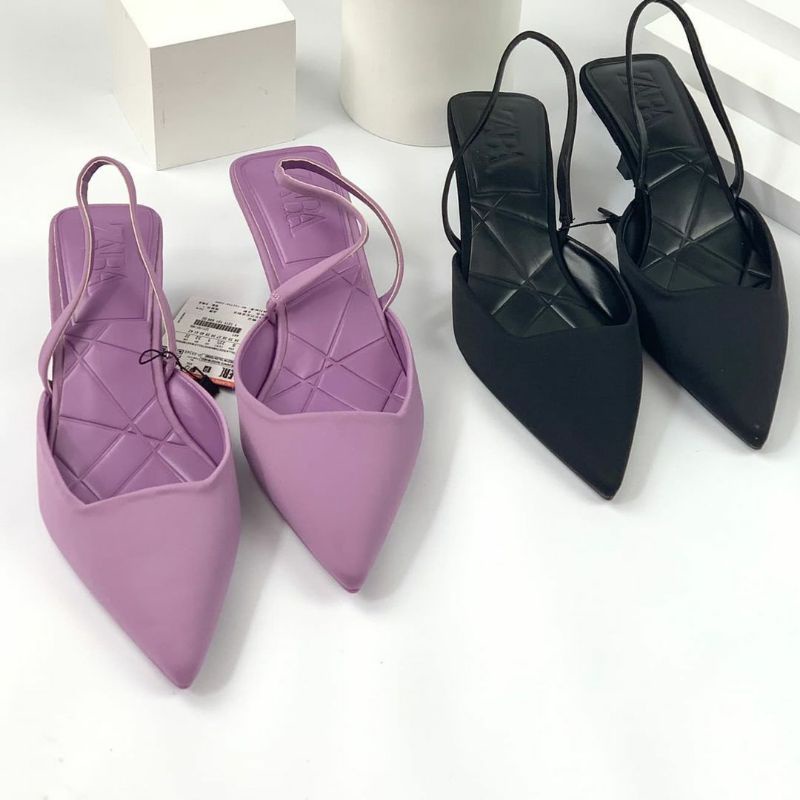 Sepatu Zara ZR 403 | Heels 2,5cm Wanita | Import Murah Berkualitas