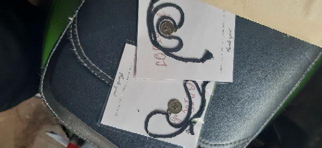 Initial Round Braided gelang  nama gelang  inisial  