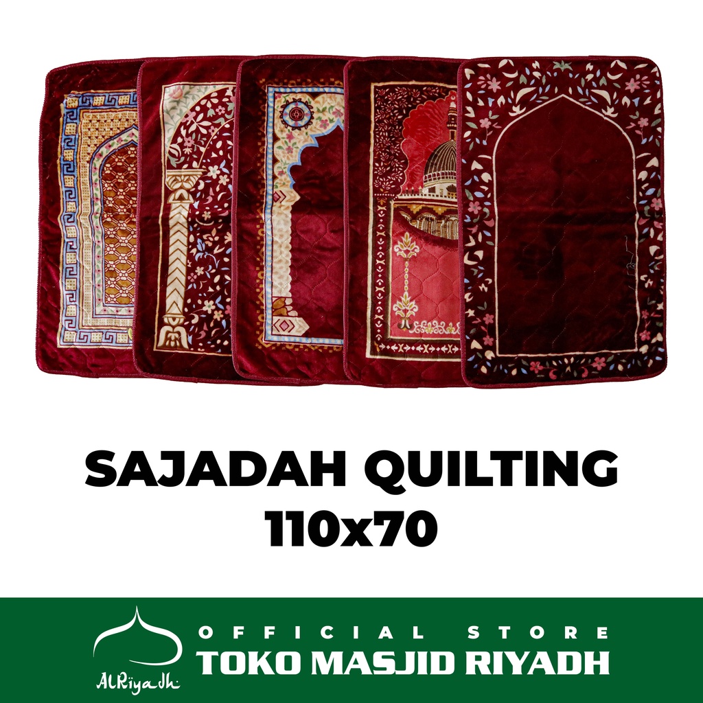 Sajadah Quilting Sajadah Tebal Halus Sajadah 70 CM Sajadah Arbain