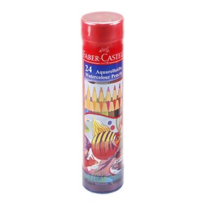 

Faber-Castell Watercolour Pencil Round Tincase 24 L