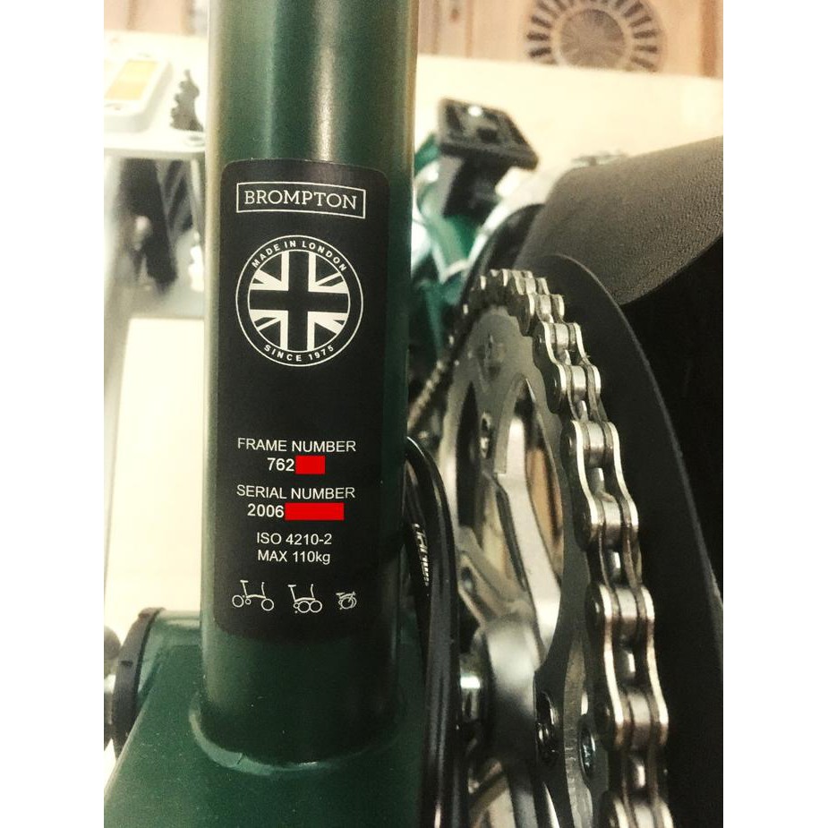 Brand New In Box Brompton M3L Racing Green 2020