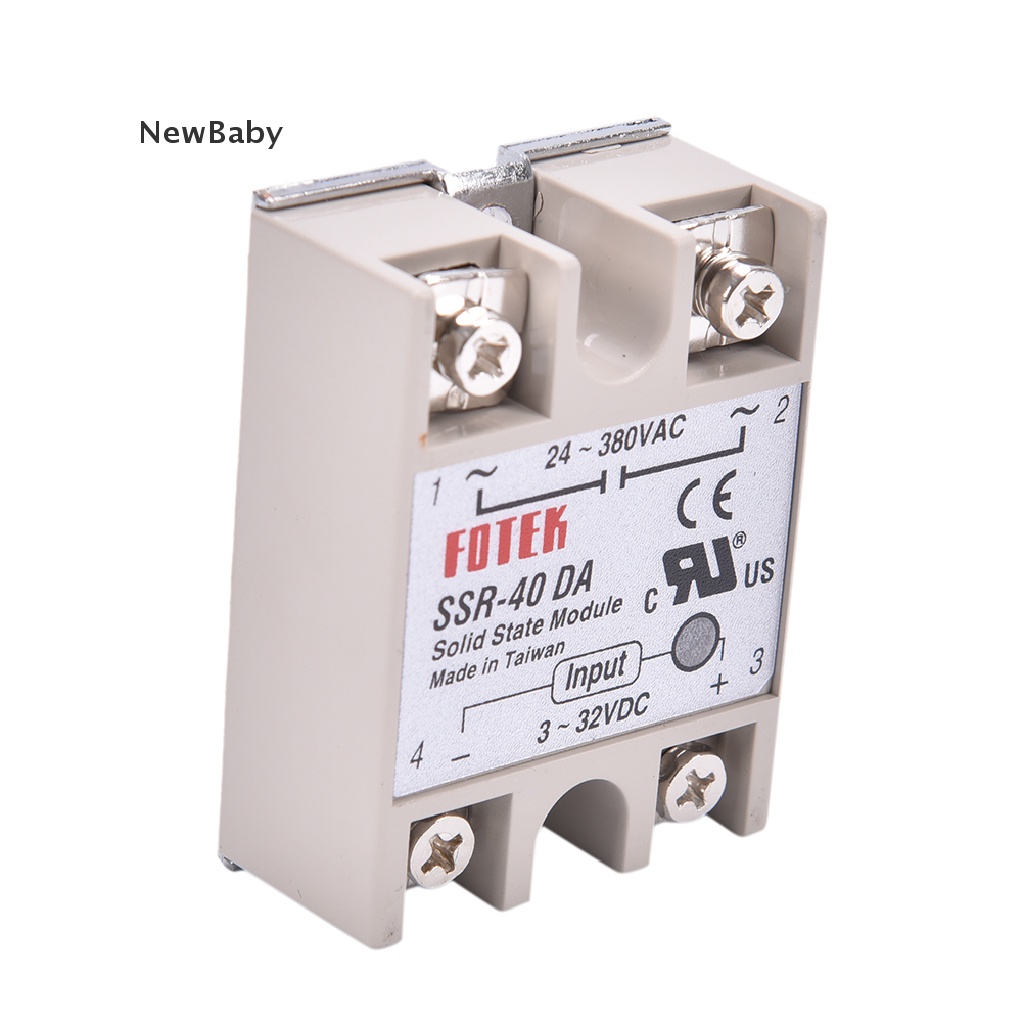 Ssr-40da 40A DC control AC Dengan Bendera Pelindung