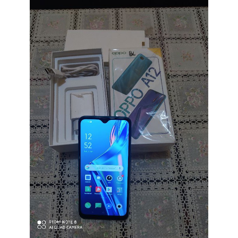 oppo a12 second like new ram 3