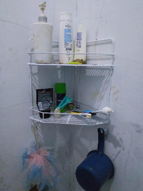 Rak Sudut Kamar Mandi 2 Susun
