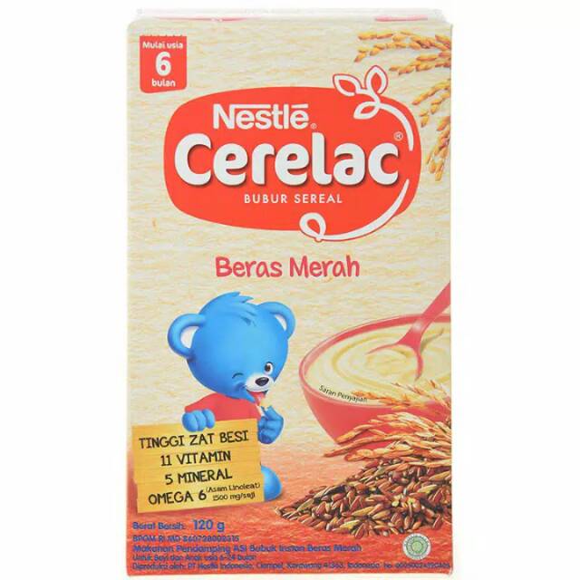 

CERELAC nestle beras Merah 120 grm