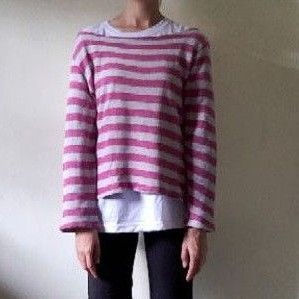 preloved sweater haul wanita /bahu lebar knit top /Atasan bahu lebar/  off shoulder sweater