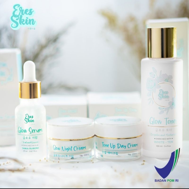 [ERESSKIN] PAKET CREAM PEMUTIH WAJAH ERESSKIN GLOW WHITENING