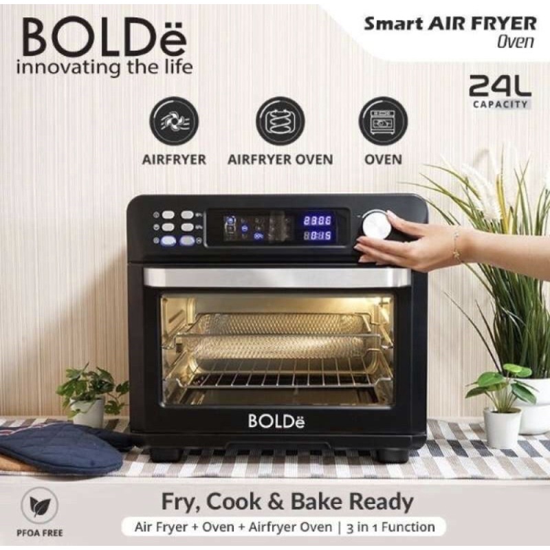 BOLDE SMART AIR FRYER OVEN [24L] 100% ORI