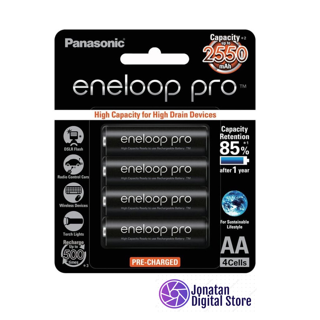Baterai Panasonic Eneloop Pro AA isi 4