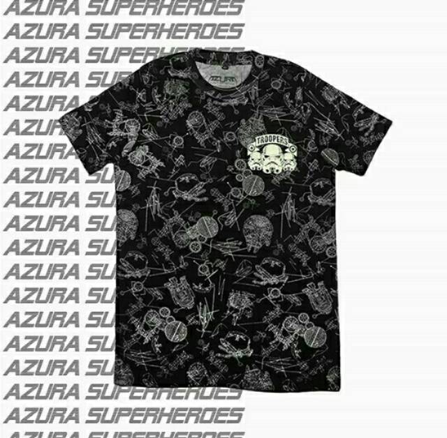 Kaos Azura Black Galaxy