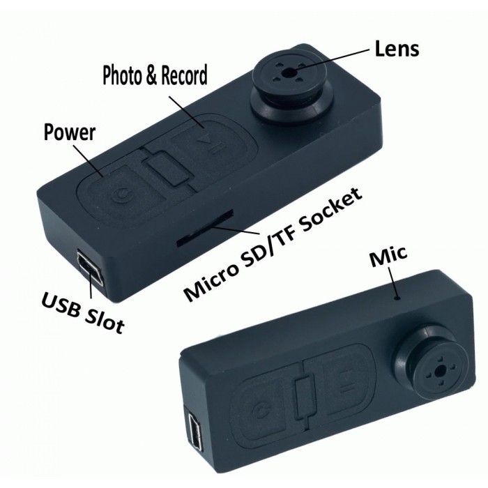 Spy Camera Kancing - Hd/kamera kancing baju