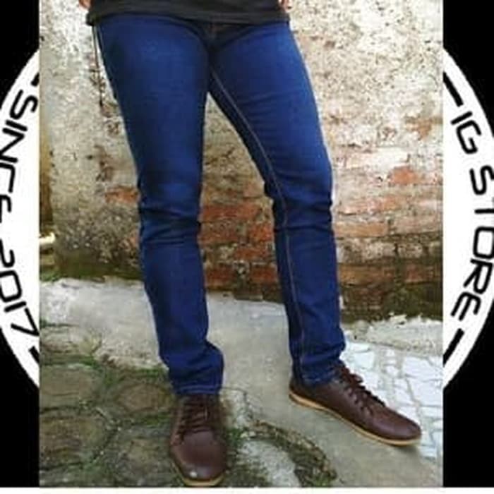 Celana Jeans Pria Pensil Skinny Ukuran Besar 27 - 38 bahan sofjeans halus lembut