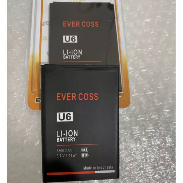 BATERAI Baterai baterai EVERCOSS U6 ORG NEW