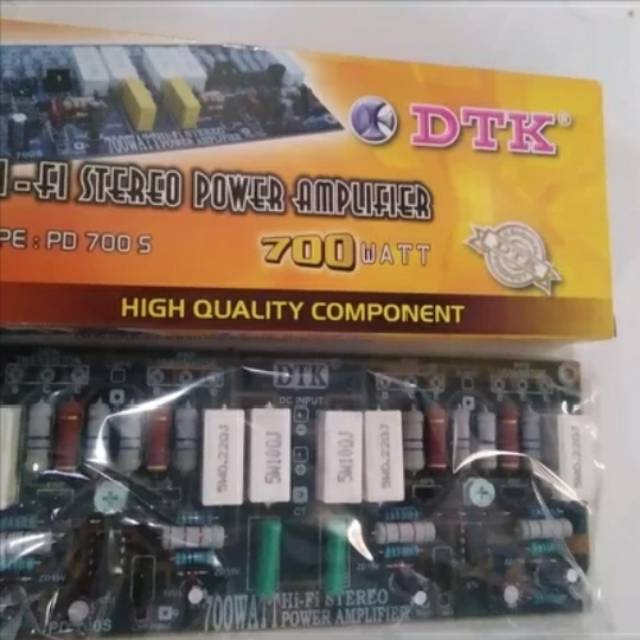 Kit Driver Hi Fi Stereo Power Amplifier 700W DTK PD 700S