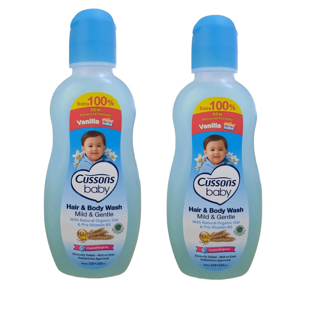 Cussons Hair and Body Wash 100+100ml