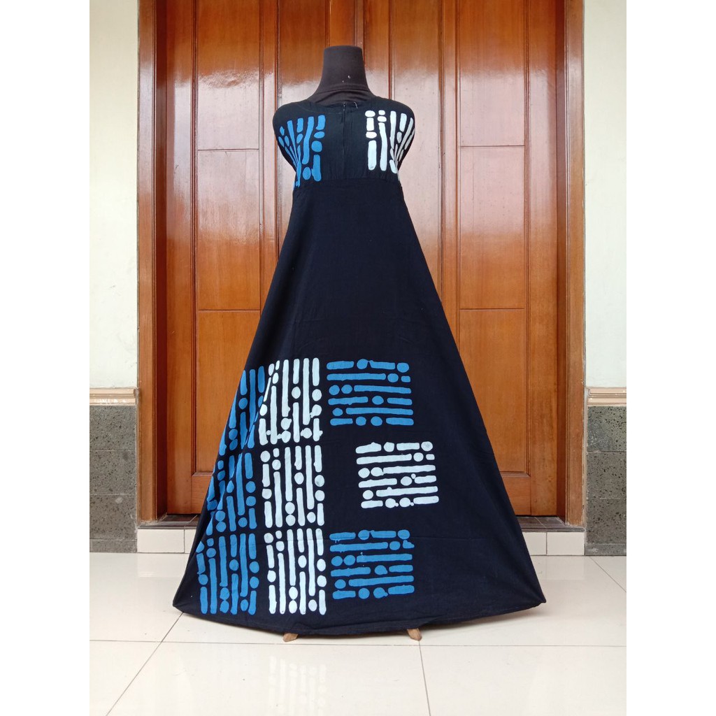 Gamis Rayon Tebal all size Bahan Tebal Premium Rayon Abstrak Pekalongan TERLARIS