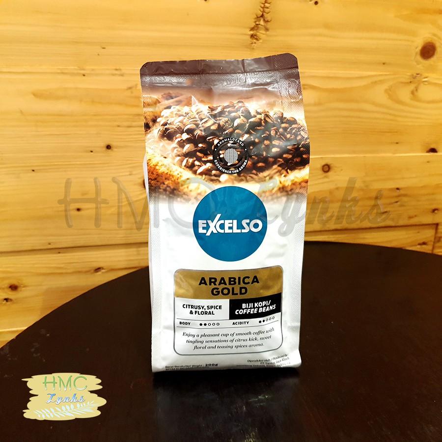 

KOPI EXCELSO ARABICA GOLD BEAN 200GR