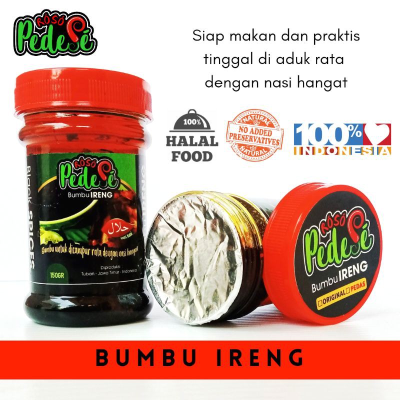 

BUMBU IRENG bumbu siap saji tinggal campur nasi gratis bubble warp