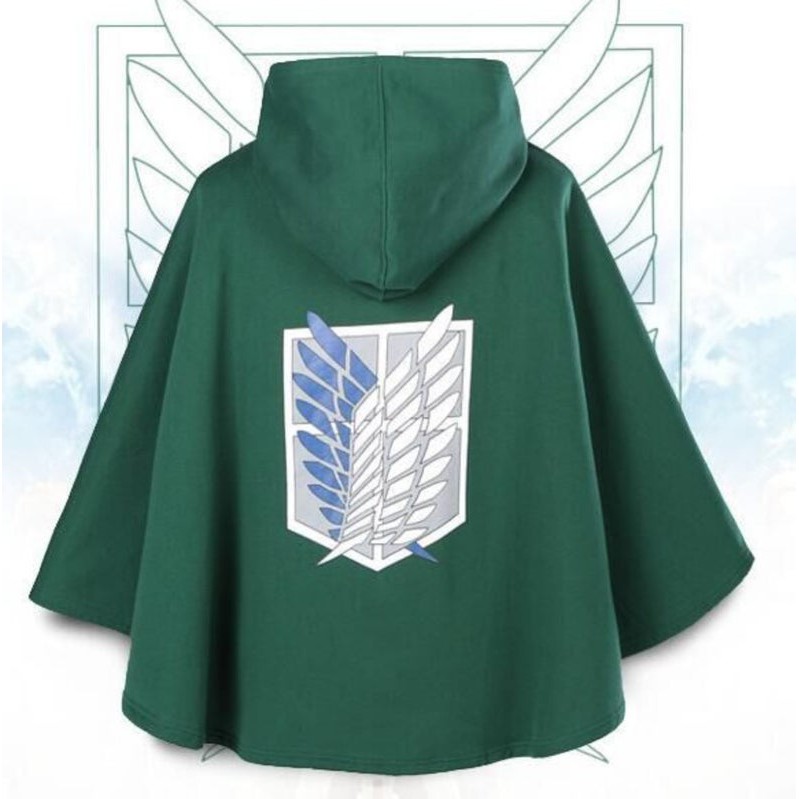 Jubah Attack On Titan Hoodie (Shingeki No Kyojin) Terbaru Terlaris UNISEX