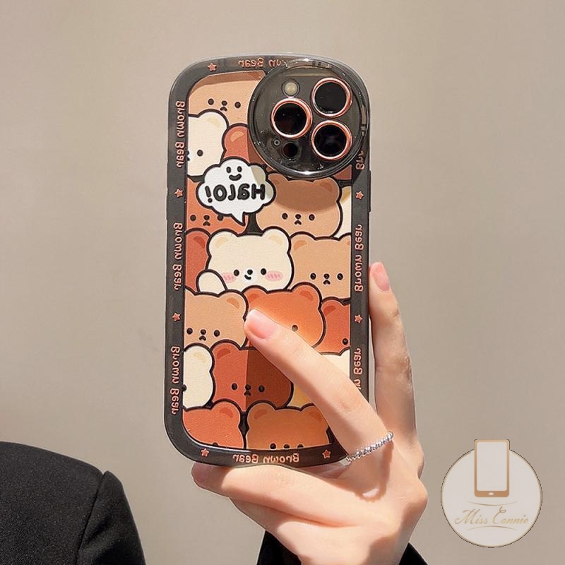 Soft Case TPU Motif Kartun Beruang Untuk Redmi 10 10A 10C 9 9T 9A 9C NFC Note 11 Note 10 10s 10Pro 11Pro + Note 8 9Pro 9s