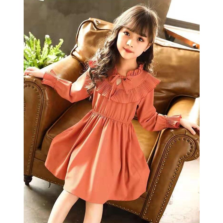 6-10 Tahun | Hei-Ran Dress Korean Style Drees Kualitas Import Dres Style Pesta Anak Gaun Pesta Anak Baju Anak Perempuan