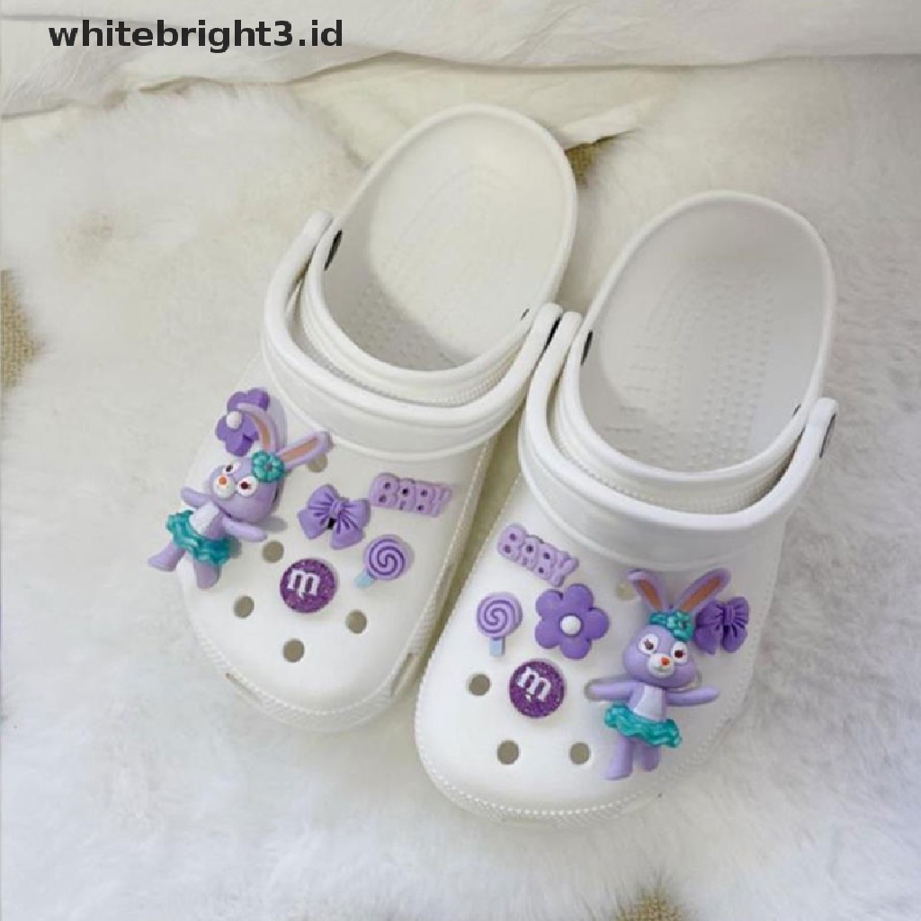 (whitebright3.id) Charms Kancing Sepatu Desain Kartun Charms