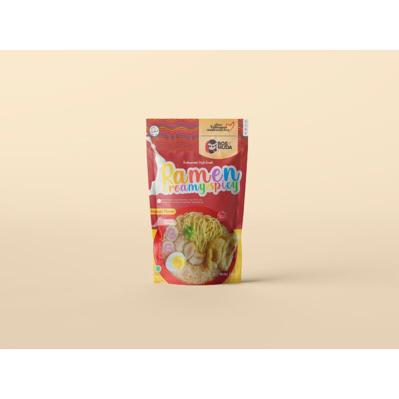

Bosmuda - Ramen Creamy & Spicy Premium Noodle "Original Flavor "