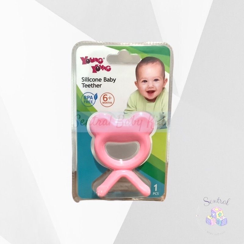 Young Young Silicone Baby Teether Gigitan Bayi Silikon