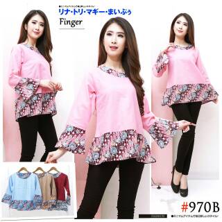 1010+ Model Baju Batik Lengan Terompet Terbaru