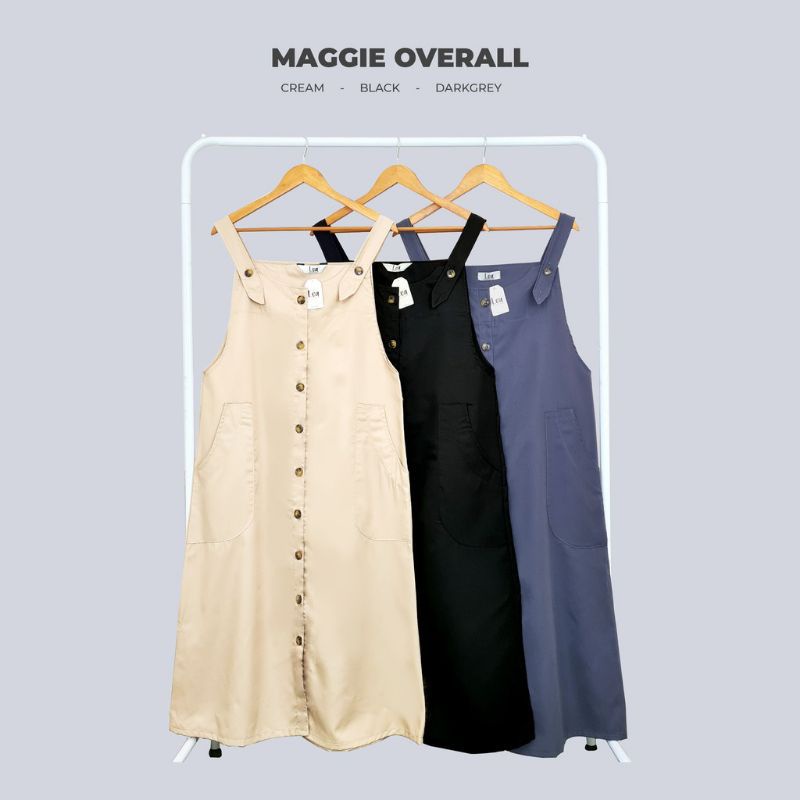 MAGGIE OVERAL ROK PANJANG WANITA DRESS WANITA JUMPSUIT