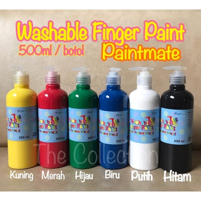 

Atk537Pm 500Ml Washable Finger Paint Paintmate Cat Air Jari Anak Tk Sd