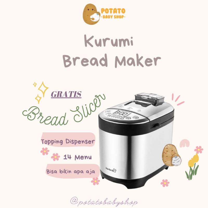 Kurumi Home Bread Maker KH 301 - Mesin Pembuat Roti