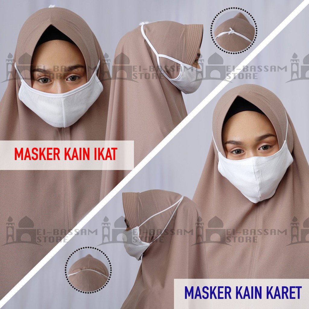 Masker Kaos Perlengkapan Haji dan Umroh