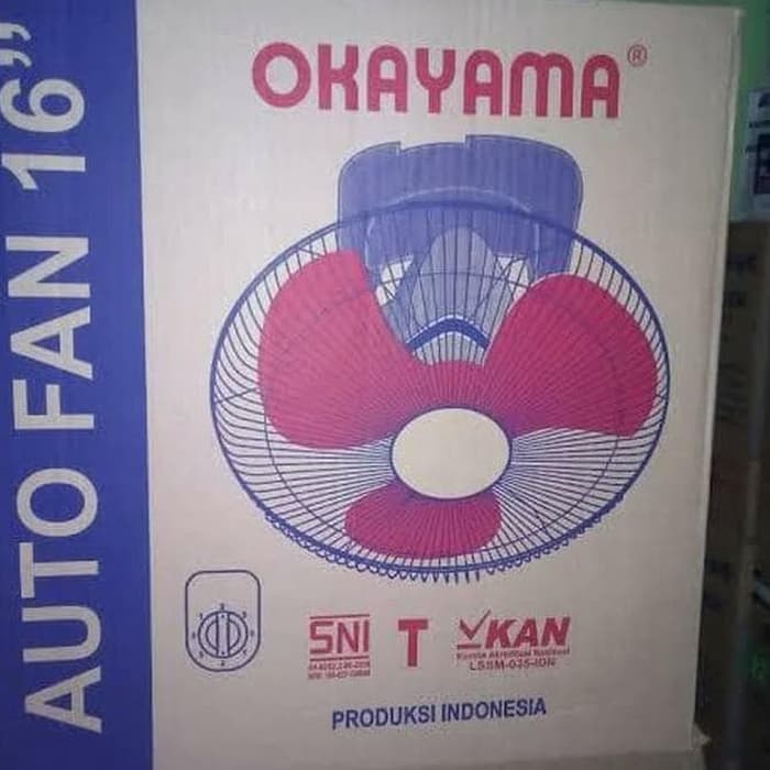 Kipas Angin Okayama 16 Inch Plafon / Orbit Fan / Auto Fan