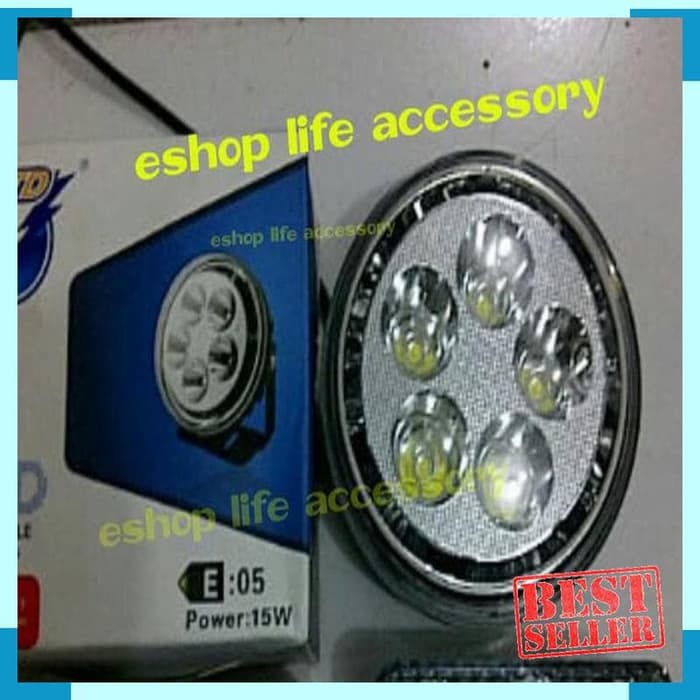 Lampu Led Tembak Sorot RTD tembus kabut motor mobil aksesoris low watt