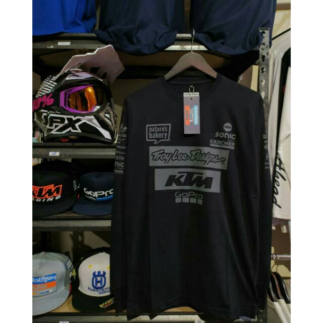 Kaos trail lengan panjang KTM RACING