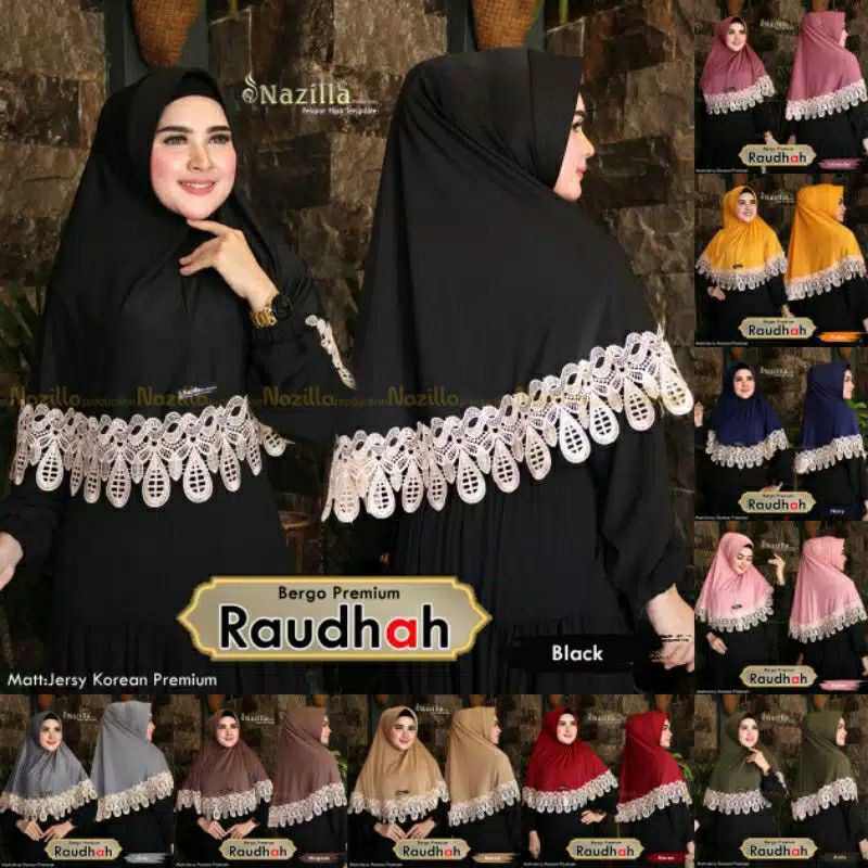 Bergo Premium RAUDHAH