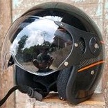 Helm Scoopy Hitam