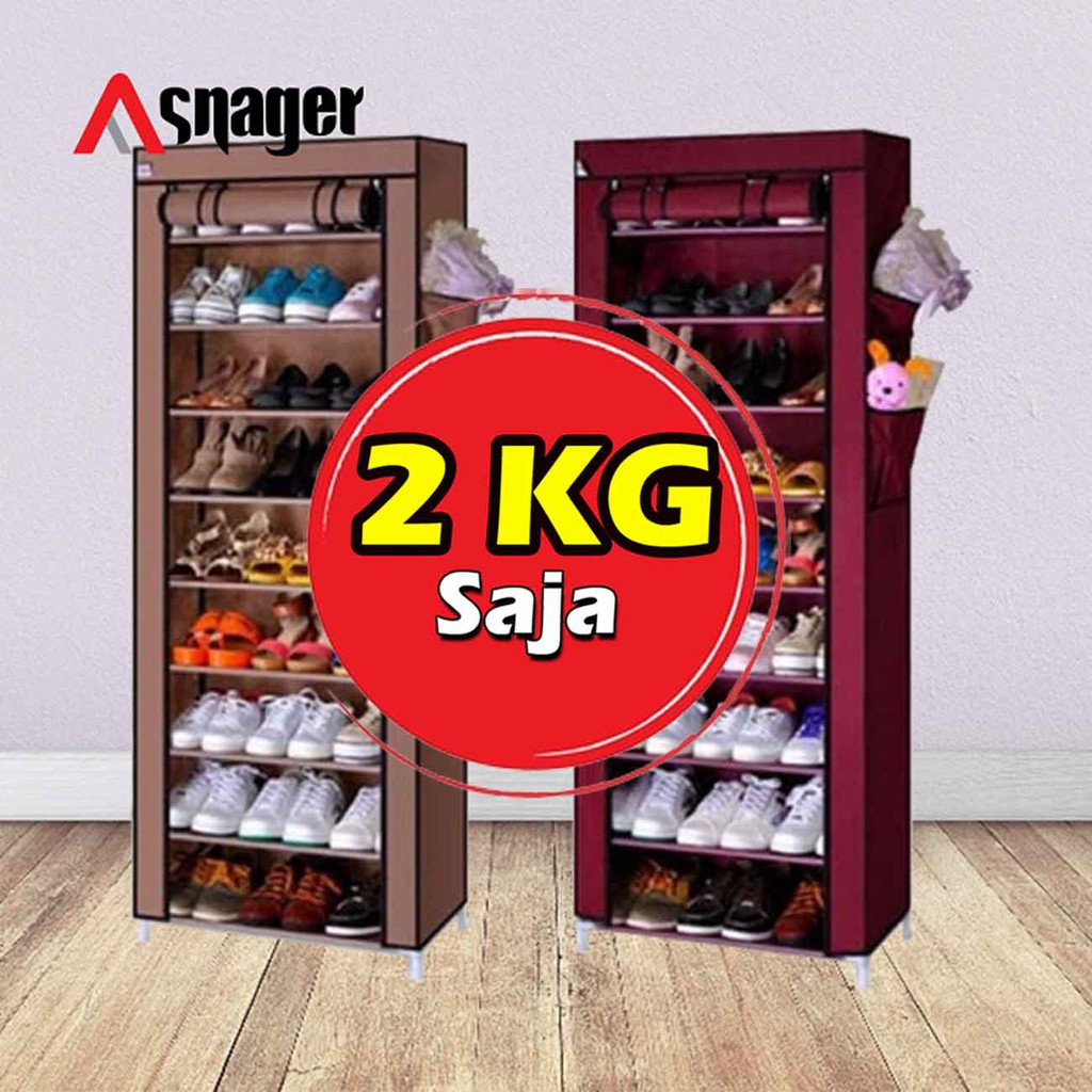 SSR10 Rak Sepatu Minimalis Praktis Kain Lemari Sepatu 9 SSR10 Rak Sepatu Minimalis Praktis Kain Lemari Sepatu 9