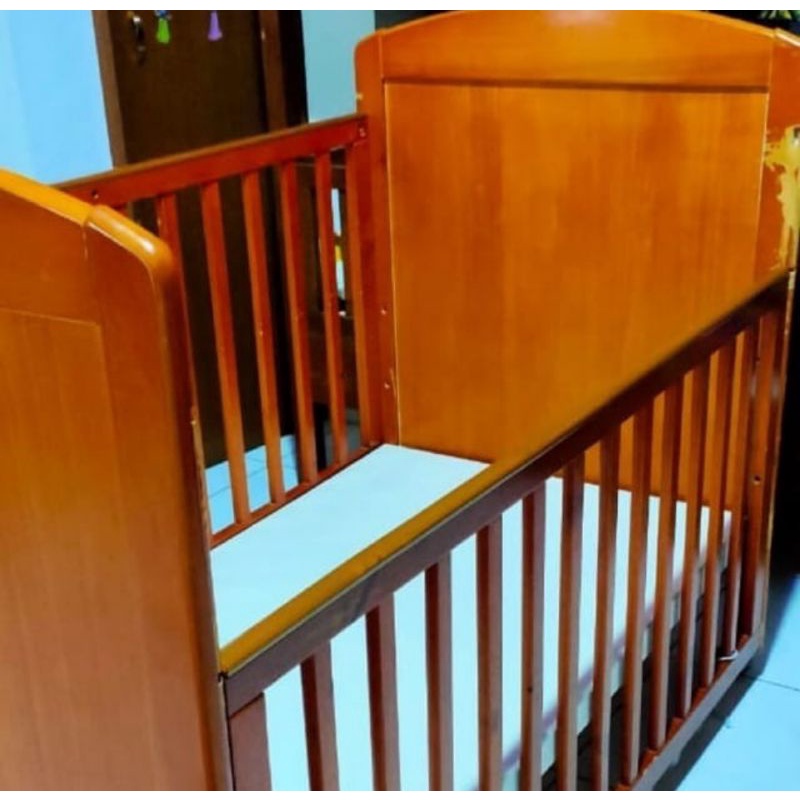 Preloved Ranjang Bayi BabyBelle Christopher Crib Ranjang Bayi Kokoh Ranjang Bayi Kayu Kuat Ranjang B