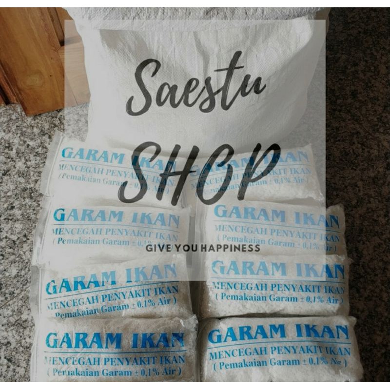 Garam Ikan Premium Mineral Cupang Vitamin Cupang