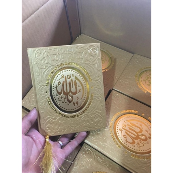 

Cover Yasin Embos Nama lingkar, (Hanya Cover)