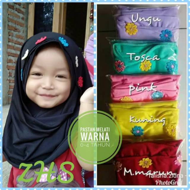Hijab pastan anak renda