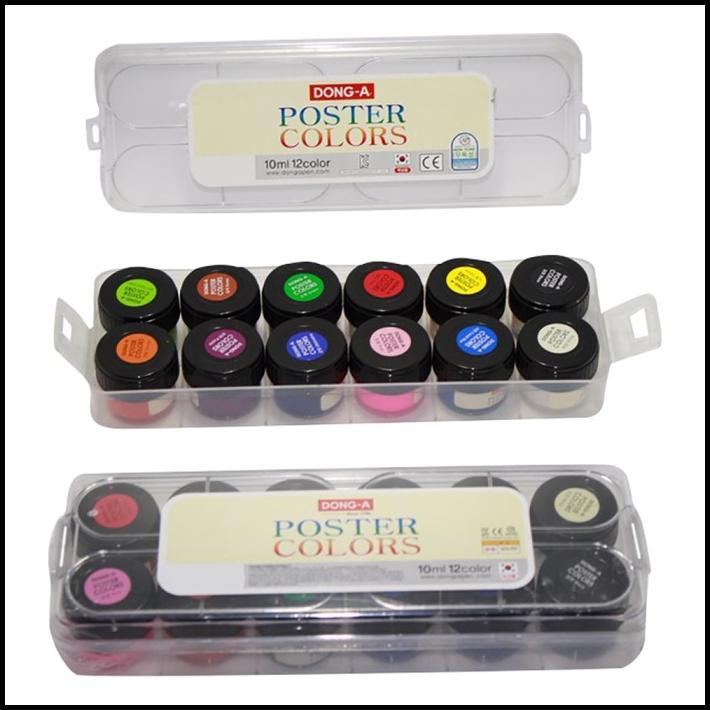 

Poster Color/ Cat Air Dong-A 12 Warna/Set 15 Ml