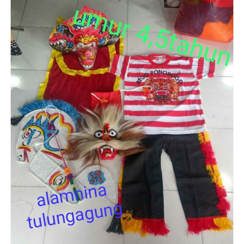 setelan kaos reog bujang ganong  kuda lumping bujang ganong