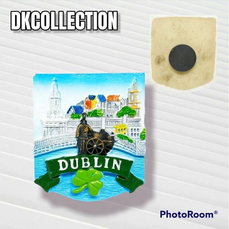 MAGNET KULKAS DUBLIN SOUVENIR MAGNET KULKAS IRELAND TEMPELAN KULKAS IRLANDIA SOUVENIR MAGNET DUBLIN