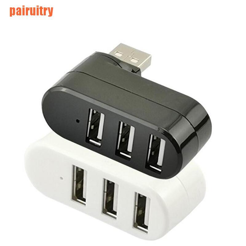 Adapter Splitter 3 port Usb 2.0 Kecepatan Tinggi Dapat Diputar