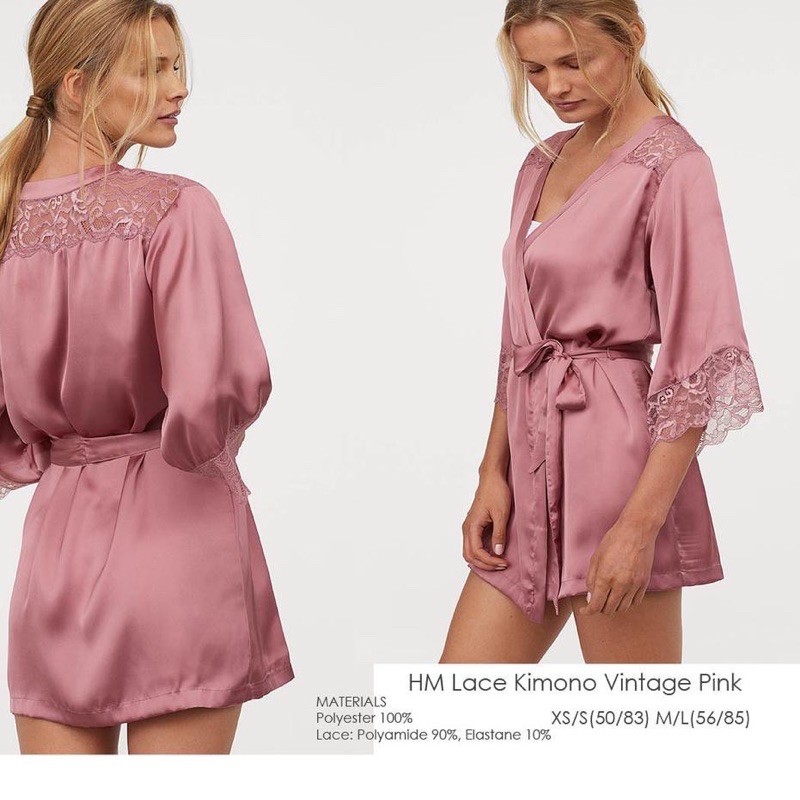 PJAMAS KIMONO HNM PINK
