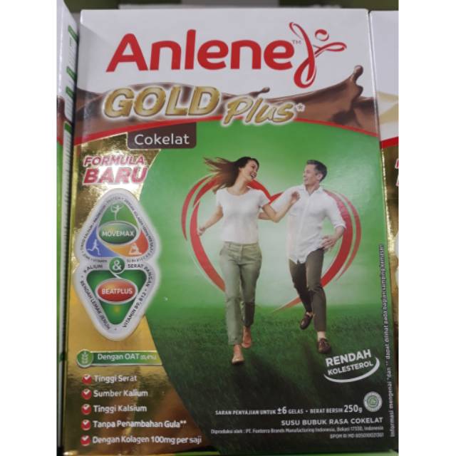 

Susu Anlene gold puls 250 ml coklat / vanilla