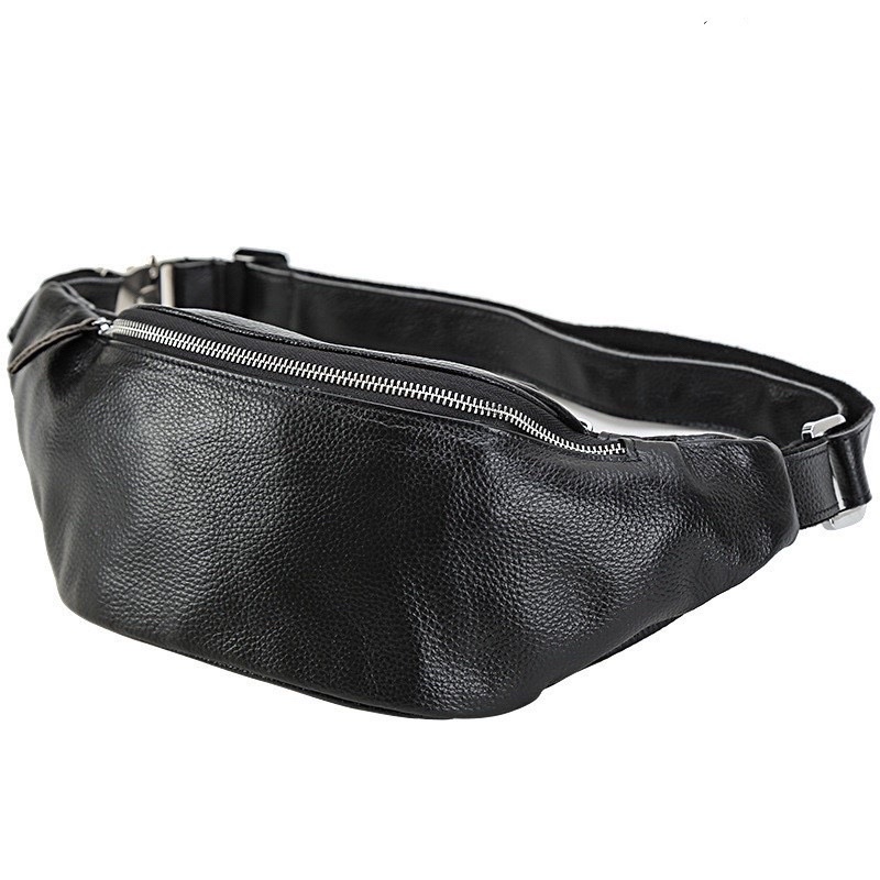 Tas Selempang Kulit Asli / Waist Bag Kulit Asli / Tas Pinggang Kulit Asli Pria (Import Quality) Orig